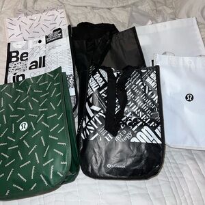 Misc small Lululemon shopping bags